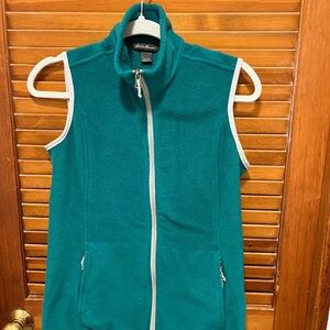 Eddie Bauer Women's Turquoise Fleece Vest
